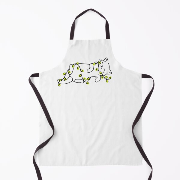Item preview, Cat Tangled in Christmas Lights designed and sold by line9cat.