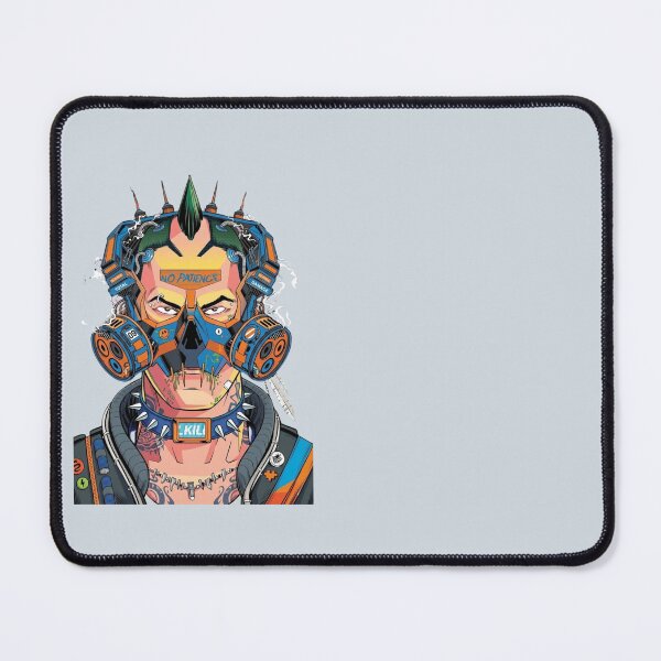 Item preview, "Cyberpunk Punk Fashion Futuristic Portrait Art" designed and sold by anandsiva2703.