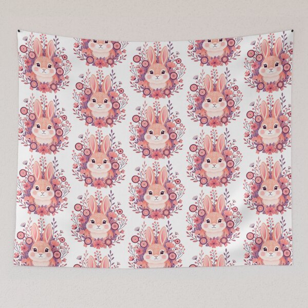 Item preview, Floral Bunny Sanctuary designed and sold by Cherry Dreams.