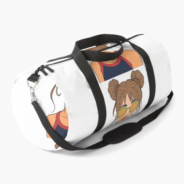 Item preview, Trendy Girl with Buns and Sunglasses Illustration designed and sold by Regal-Elegances.