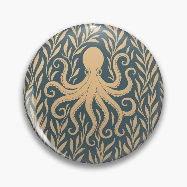 Item preview, Seaweed Octopus (blue and yellow) designed and sold by Doodloom.