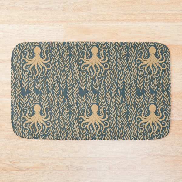 Item preview, Seaweed Octopus (blue and yellow) designed and sold by Doodloom.