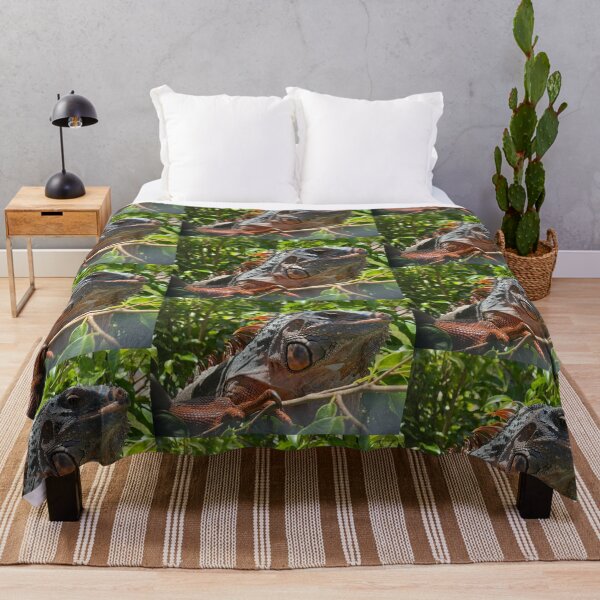 Item preview, Sunlit Iguana Resting in the Trees designed and sold by TrisaThyme.