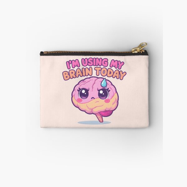 Item preview, “I’m Using My Brain Today” Cute Kawaii Brain – Funny Study Motivation Design designed and sold by PureBrain.