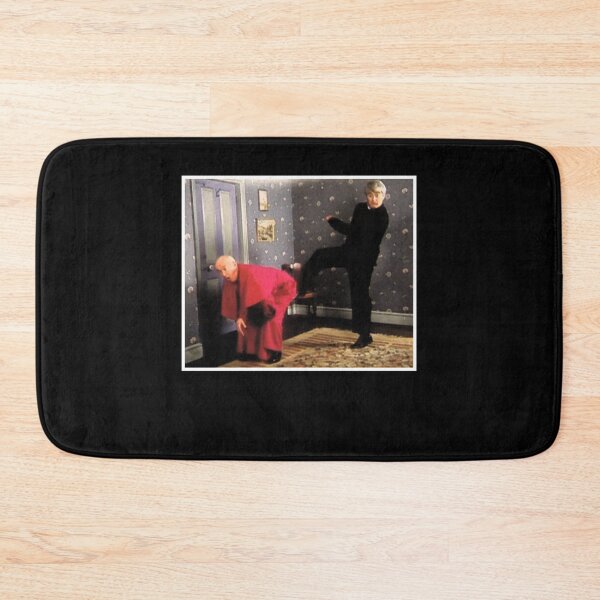 Item preview, Father Ted - Framed Picture of Bishop Brennan Being Kicked up the Arse designed and sold by OtiliaKlein.