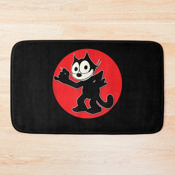 Item preview, Felix Cartoon Cat Red Sunset Sly Smiling Felix Tee designed and sold by OtiliaKlein.
