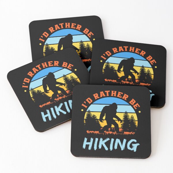 Item preview, Bigfoot, I' Rather Be Hiking designed and sold by Jumbled Mind.