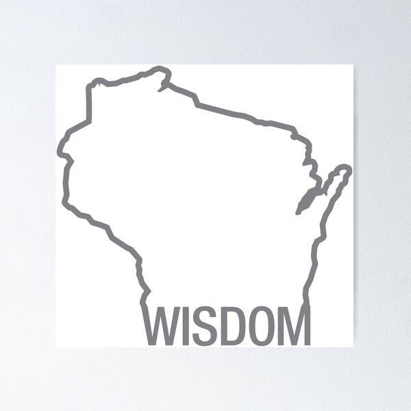 Item preview, Wisconsin Wisdom Outline designed and sold by gstrehlow2011.