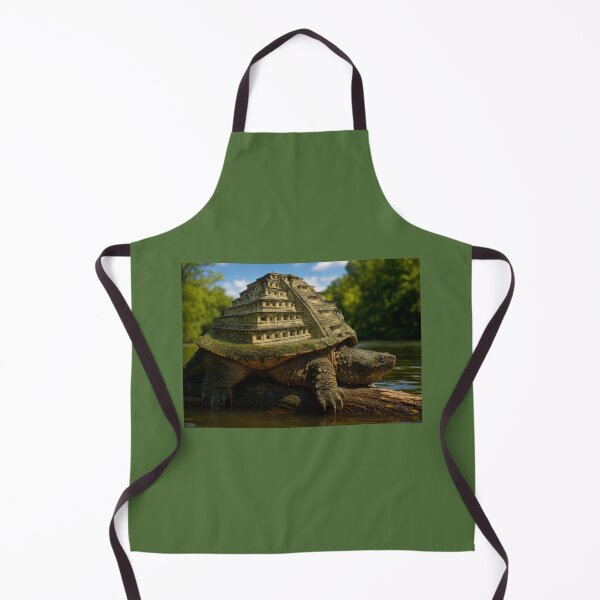Item preview, Snapping Turtle with Pyramid of the Niches Shell designed and sold by Tridentulus.
