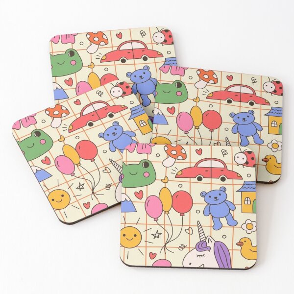 Item preview, Kawaii Doodle Cute Kids Cartoon Pattern Art designed and sold by anandsiva2703.