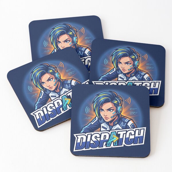 Item preview, Dispatch Game Inspired Poster – Cyberpunk Dispatcher Hero Art Print for Gamers & Command Center Fans designed and sold by AbstractAuraArt.