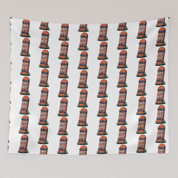 Item preview, Shred Till Dead, Vintage Retro Skateboard, Shred Till Dead designed and sold by graphic-genie.