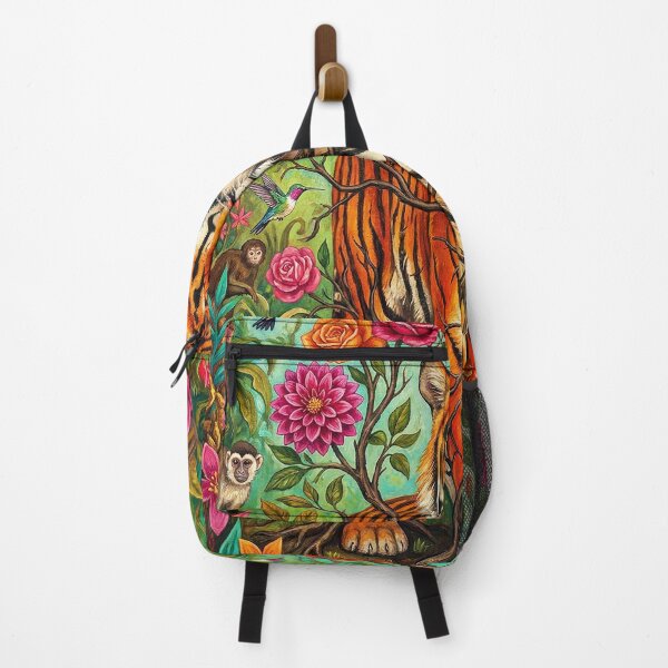 Item preview, Rooted Tiger: Surreal Floral Jungle Beast designed and sold by AgingeR.