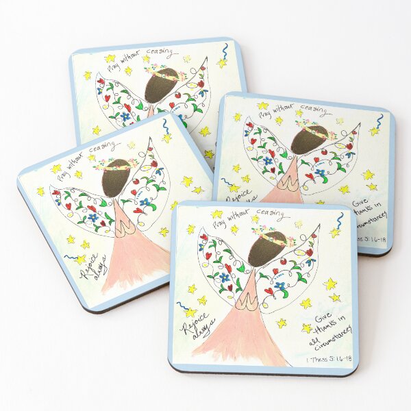 Item preview, Enchanted Angel: Pray Without Ceasing designed and sold by SDosierDesign.