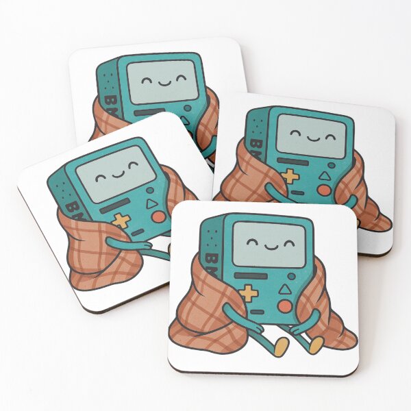 Item preview, BMO Wrapped in Blanket – Cute Retro Adventure Character designed and sold by Tidal Arts.
