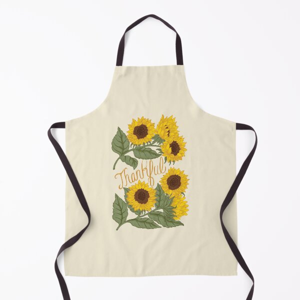 Item preview, Thankful Sunflower Design - Thanksgiving - Yellow Gold Text designed and sold by DreamyDiversion.