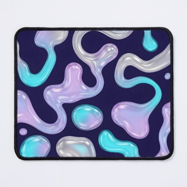 Item preview, Iridescent Liquid Shapes designed and sold by Kaleidoscope Print.