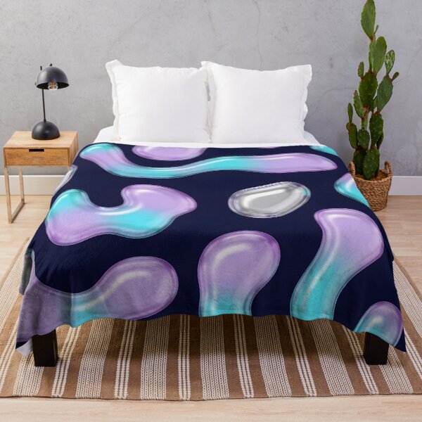 Item preview, Iridescent Liquid Blob Pattern designed and sold by Kaleidoscope Print.