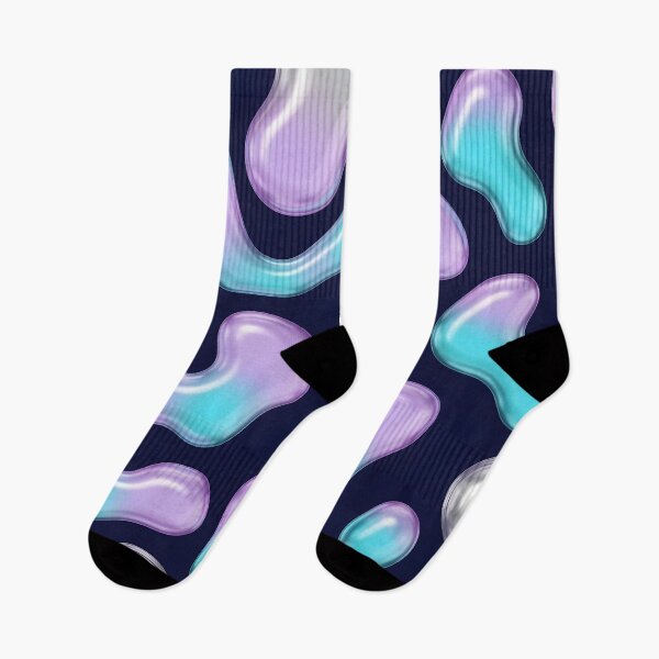 Item preview, Iridescent Liquid Blob Pattern designed and sold by Kaleidoscope Print.