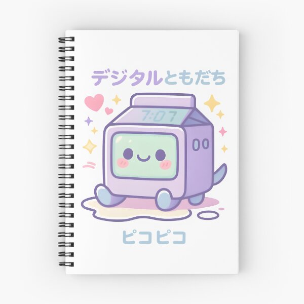 Item preview, Kawaii Digital Clock Buddy – Cute Retro Pixel Face Pastel Tech Design designed and sold by Snackwear Apparel.