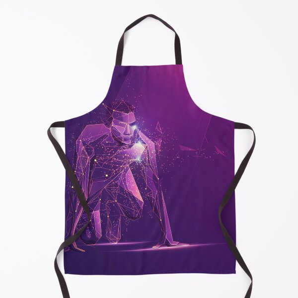 Item preview, concept of sport science, graphic of futuristic man in position of getting ready to start designed and sold by NiamLab.