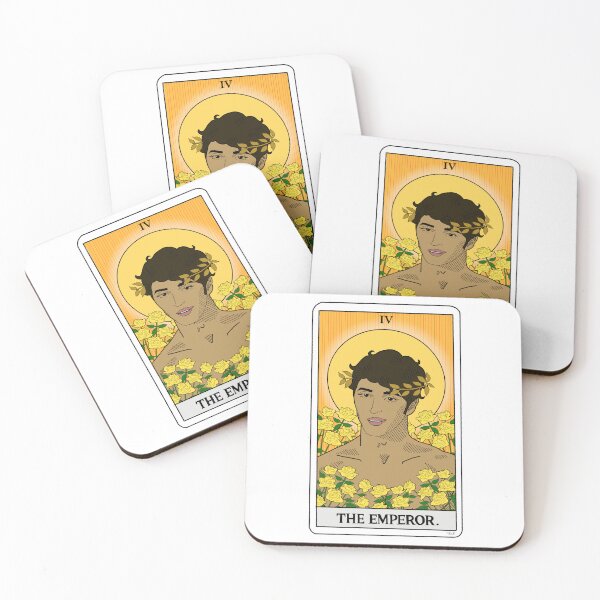 Item preview, RWRB The Emperor Tarot Alex Claremont Diaz designed and sold by sunnysideprints.