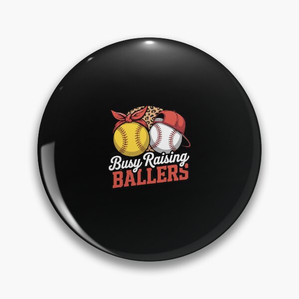 Item preview, Busy Raising Ballers Softball and Baseball Leopard Print Mom designed and sold by marcusry.