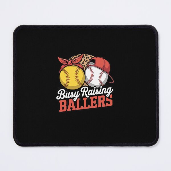 Item preview, Busy Raising Ballers Softball and Baseball Leopard Print Mom designed and sold by marcusry.
