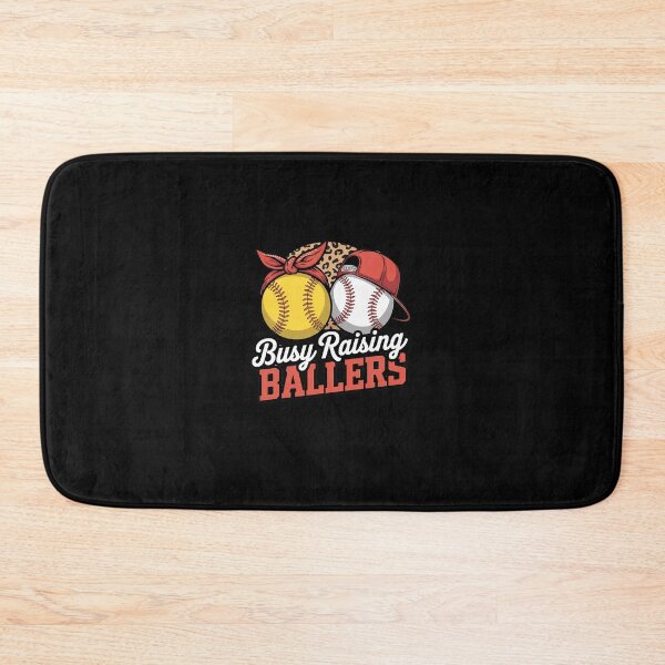 Item preview, Busy Raising Ballers Softball and Baseball Leopard Print Mom designed and sold by marcusry.