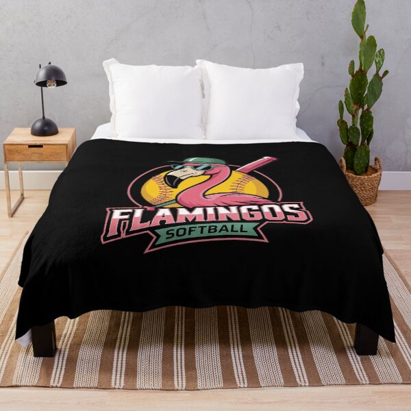 Item preview, Flamingos Softball Team Mascot Cool Flamingo Clipboard Art, Flamingo Baseball Bat designed and sold by VasilisLamArt.