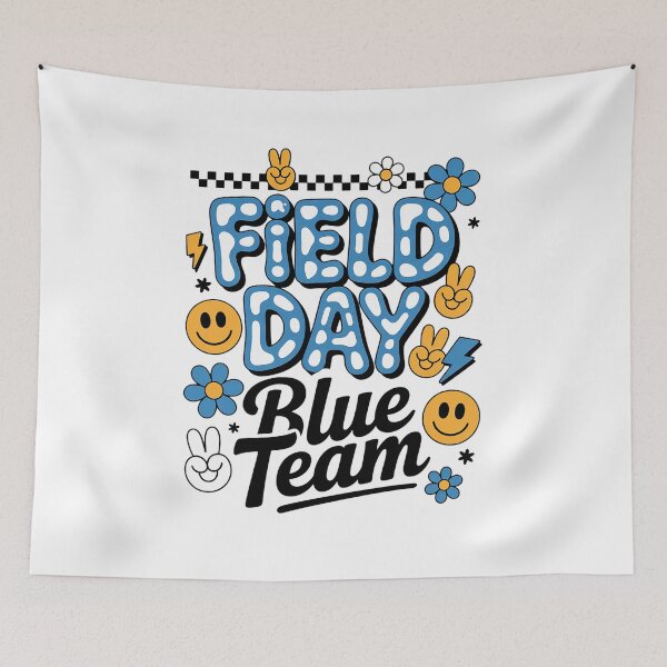 Item preview, Field Day Blue Team Color Field Trip Team Game Competition designed and sold by DrewLeuschke.