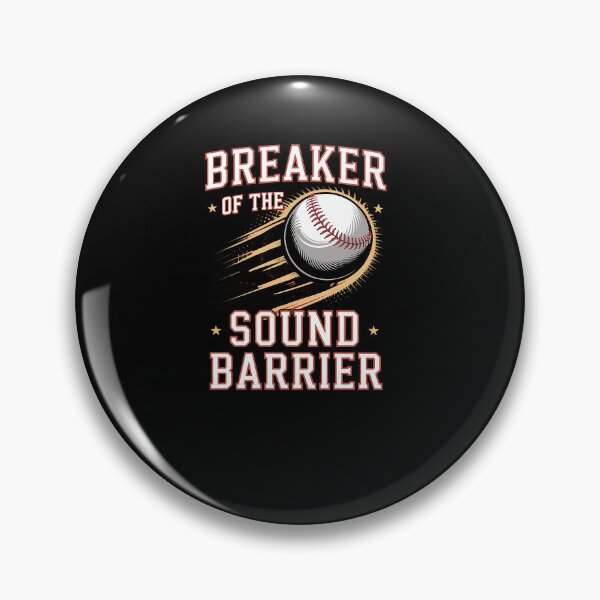 Item preview, Breaker of the Sound Barrier Baseball Pitcher Batter Funny designed and sold by MinaReinger.