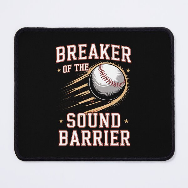 Item preview, Breaker of the Sound Barrier Baseball Pitcher Batter Funny designed and sold by MinaReinger.