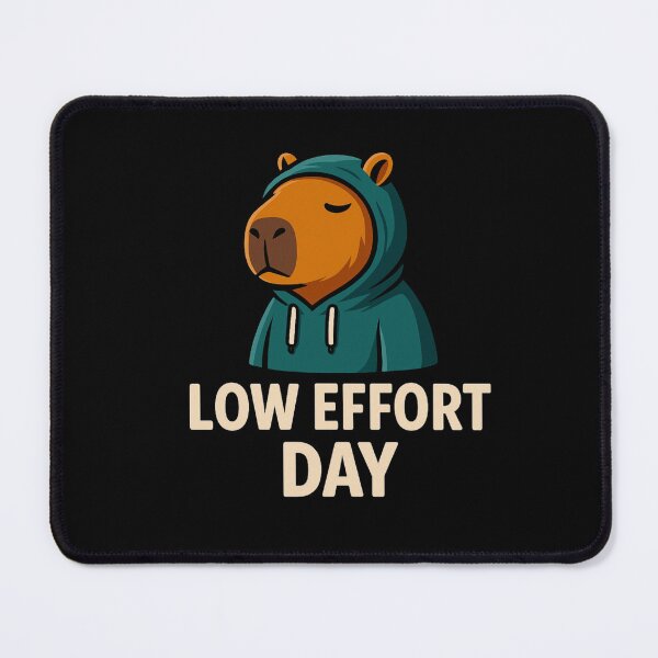 Item preview, Low Effort Day – Chill Capybara Hoodie Design designed and sold by MOAVE-Design.