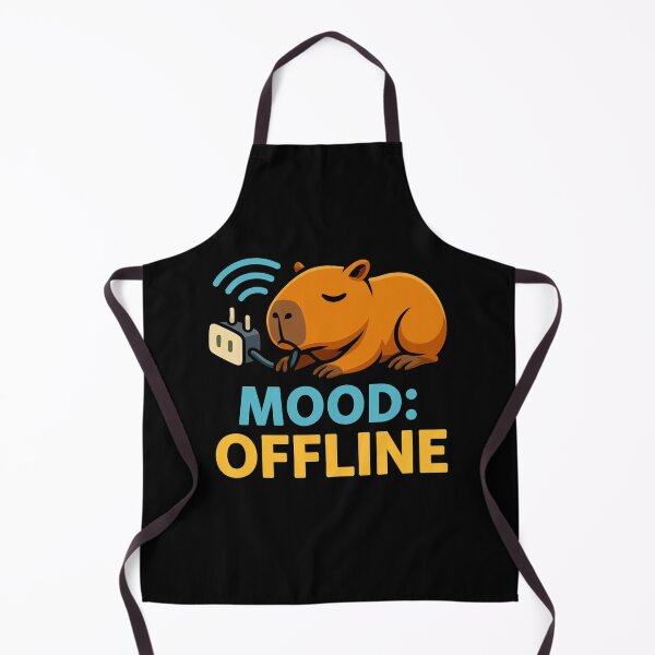 Item preview, Mood: Offline – Sleeping Capybara designed and sold by MOAVE-Design.
