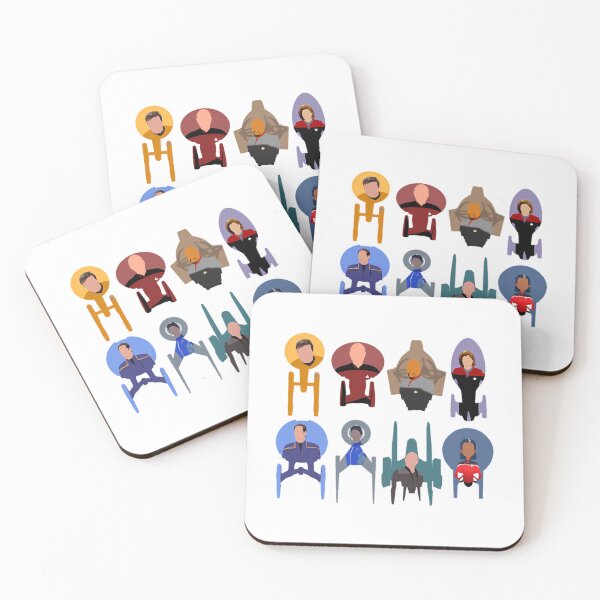 Item preview, Trek Ships  Captains designed and sold by hugomc-laughlin.