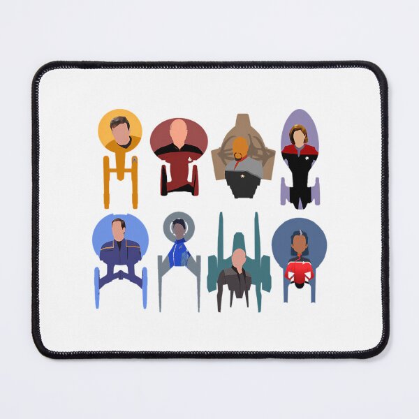 Item preview, Trek Ships  Captains designed and sold by hugomc-laughlin.