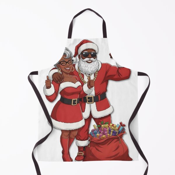 Item preview, Mr. and Mrs. Black Santa designed and sold by drcgraphics.