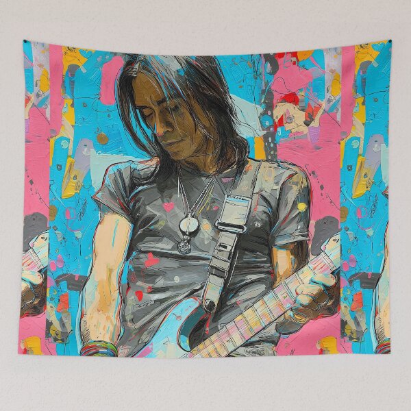 Item preview, Nuno Bettencourt Art Color Me Blind designed and sold by TheRocker.