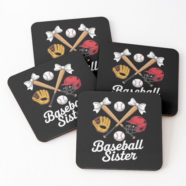 Item preview, Baseball Sister Coquette Bow Girls Cheer Baseball designed and sold by HaileyRobel.