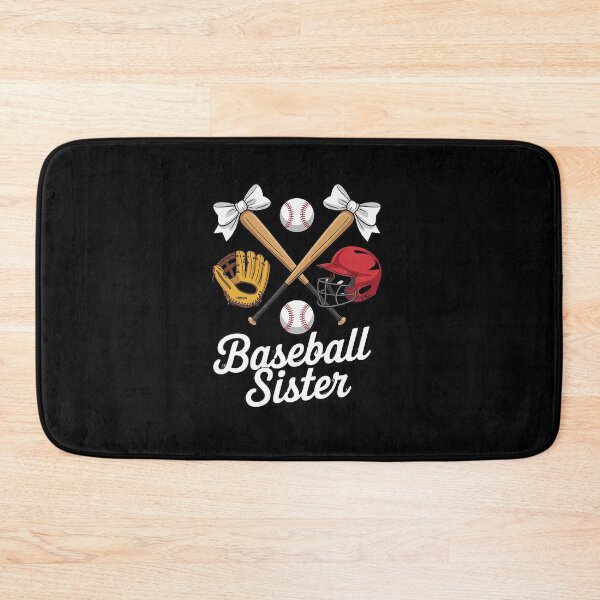 Item preview, Baseball Sister Coquette Bow Girls Cheer Baseball designed and sold by HaileyRobel.