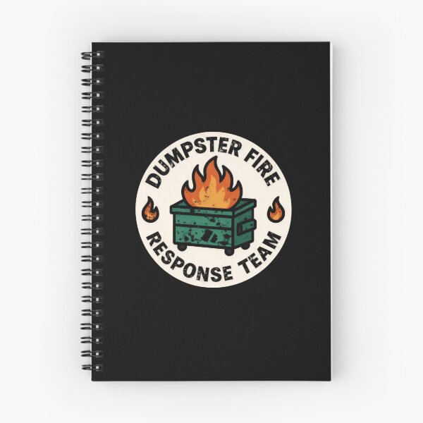 Item preview, Dumpster Fire Response Team Leader Maximum Garbage Crisis Taskforce designed and sold by SkeletonsDanger.