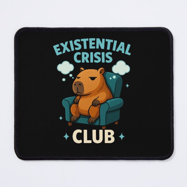 Artikelvorschau, Existential Crisis Club – Capybara Meme Design entworfen und verkauft von MOAVE-Design.