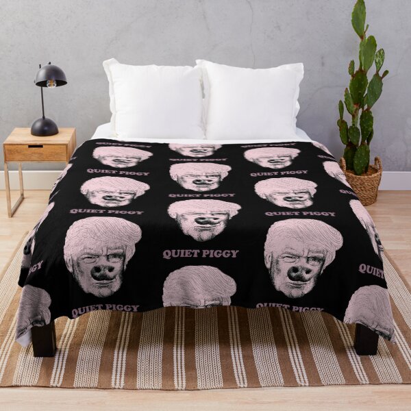 Item preview, Quiet Piggy – Political Satire Pop Art designed and sold by Flower Magic .