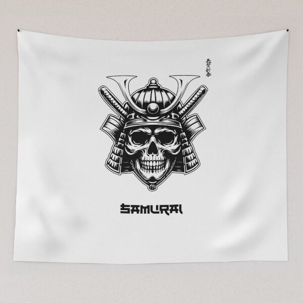 Item preview, Samurai Skull Warrior Helmet | Japanese Bushido Skull Art designed and sold by trendplusco.