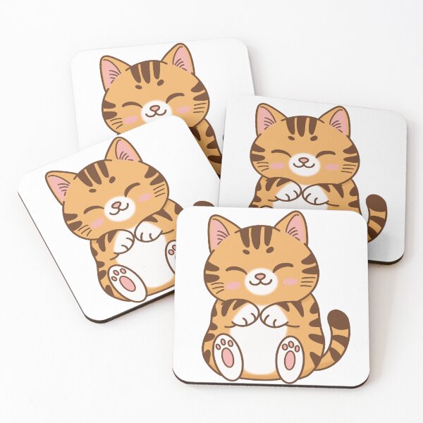 Item preview, Cute Sitting Tiger Cat Illustration designed and sold by holywarter.