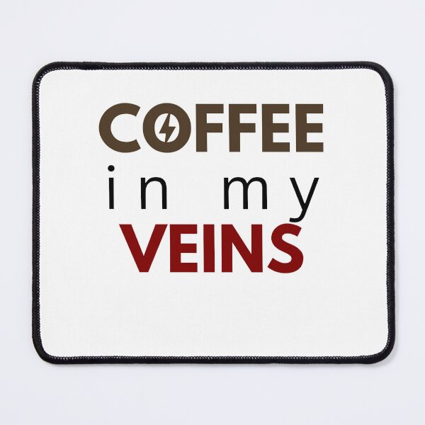 Item preview, Coffee in my Veins designed and sold by TheCatholicBrew.