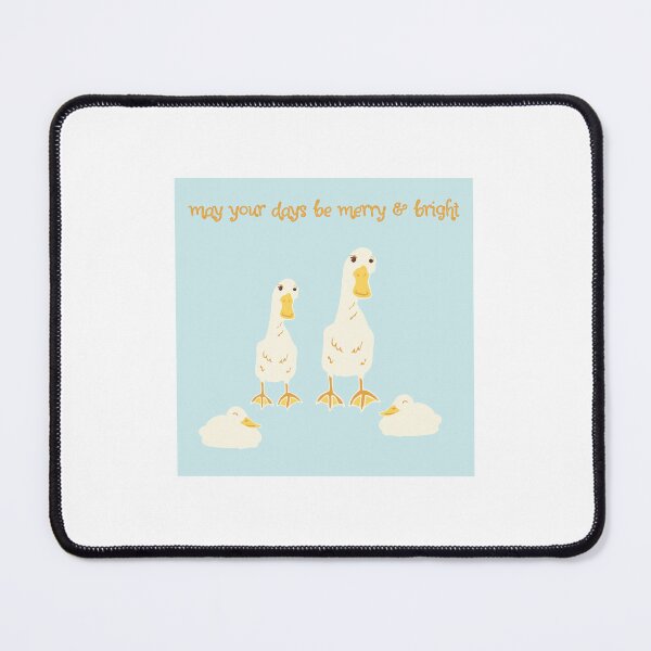 Item preview, Merry & Bright Festive Ducks designed and sold by LauraCoxArt.