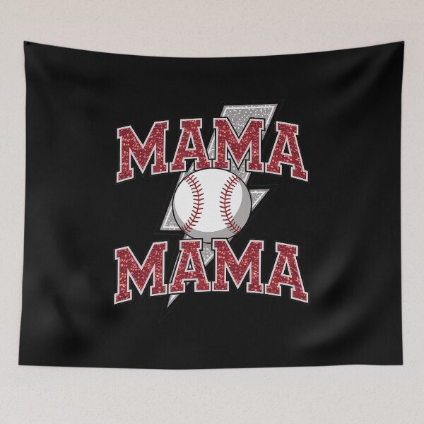 Artikelvorschau, Baseball Mama – Geschenk zum Muttertag, Familienbaseball entworfen und verkauft von HaileyRobel.