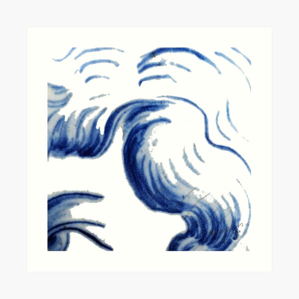 The Look Of An Angel - Azulejo 1.7 RazMeyrelles 2018 Art Print